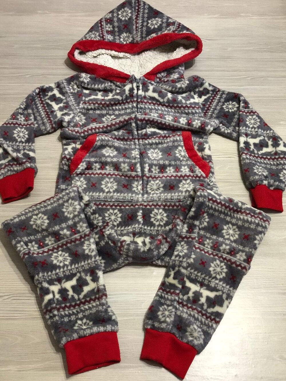 PJ's & Presents One Piece Pajamas Boys Size 4/5